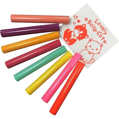 Multicolor Adhesive Craft Permanent Vinyl Roll Design Lettering Film Cup Glass Decal Sticker Xmas Card DIY Self-adhesive Film