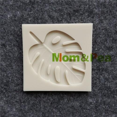 Mom&Pea MPB0066 Leaf Shaped Silicone Mold Cake Decoration Fondant Cake 3D Mold Food Grade