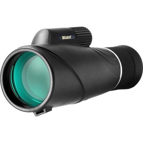 10-20x50 Zoom Monocular Telescope Black HD Waterproof lll Night Version Outdoor Camping Bird-watching Monoculars with Tripod