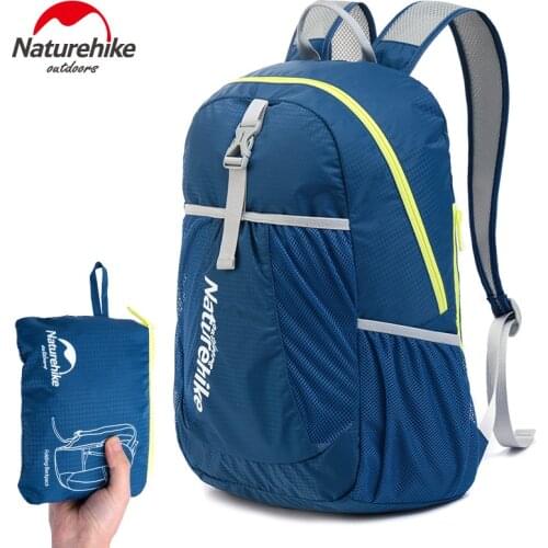 Naturehike Outdoors 0.19Kg Ultralight Climbing Hiking Folding Backapack Unisex Durable Travel Bag Waterproof Sport Back pack