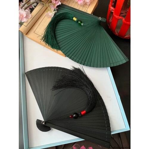 All bamboo fan folding fan hollow ancient style male and female folding fan handmade small inch dance fan, wedding gift