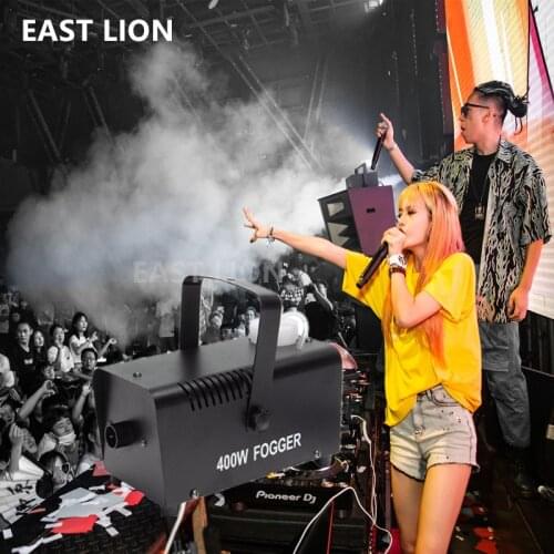 Mini Portable Wireless 400W Fog Smoke Mist Machine Generator Effect With Remote Control Fogger Sprayer For Disco Nightclub Home