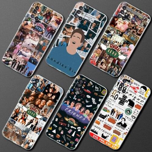 Clear Phone Case For Samsung Galaxy A51 5G A71 A21s A31 A12 A52 A41 A91 A11 A32 A72 Shockproof Soft Cover Friends Coffee Poster