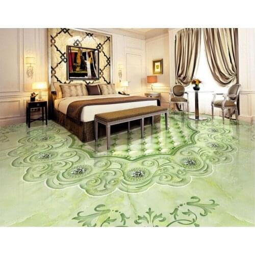 Home Decoration self-adhesive 3D floor wallpapers PVC waterproof floor European marble reliefs