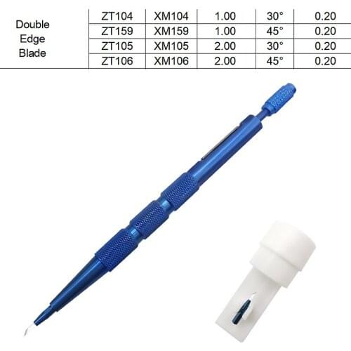 Sapphire double edge blade Ophthalmic eye Instruments knives Ophthalmic blade knife Ophthalmic tools