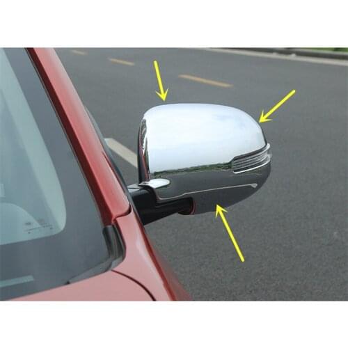 1pair Silver ABS Protective Rearview Mirror & Covers Shell For Mitsubishi Outlander 2016 2017 2018 CB039