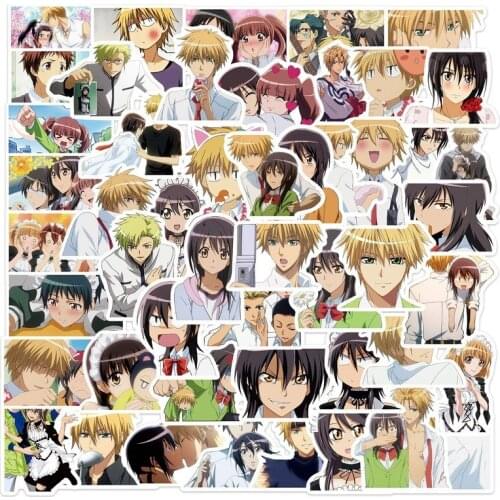 10/50pcs Cartoon Anime Maid Sama Stickers Luggage Laptop Skateboard Decoration Stickers Waterproof Classic Toy Diy Decals
