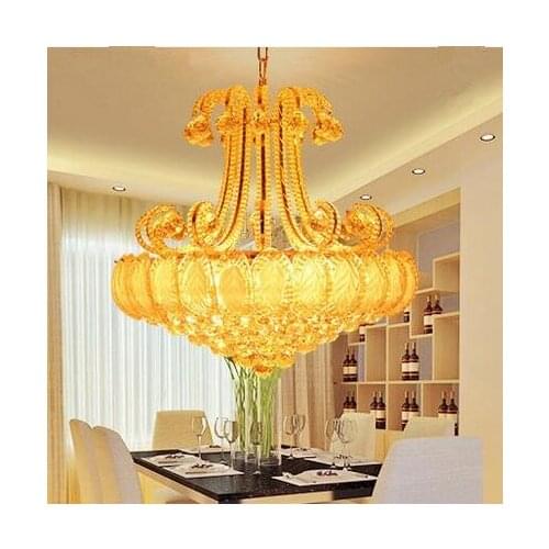 LED light Art Creative Restaurant Sitting Room The Bedroom Room Crystal Chandelier lighting 110-220V free shipping Chandelier