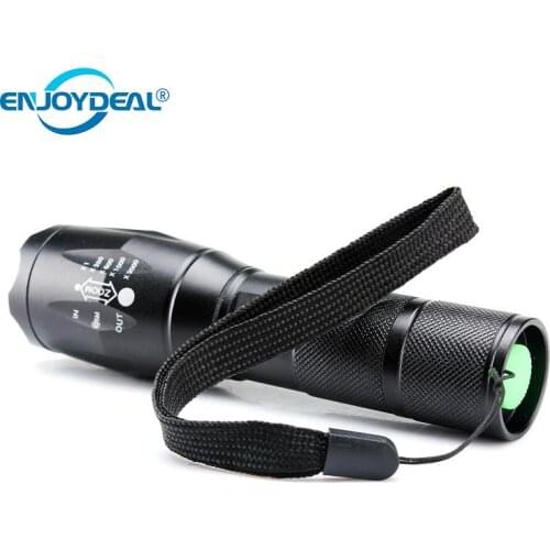T6 LED 3000 Lumens Led Flashlight Zoomable Zoom Camping Waterproof Torch Lamp Bike Light For 3xAAA 1x18650