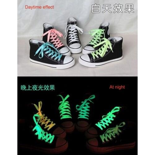 1 Pair Glow In The Dark Light Kids Toys Luminous Shoelace Funny Sport Gift Running Fluorescent Gift Toys For Children