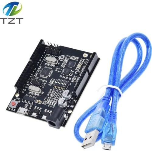 UNO R3 + WiFi ATmega328P+ESP8266 (32Mb memory) USB-TTL CH340G For Arduino Uno NodeMCU WeMos ESP8266 One New Arrival