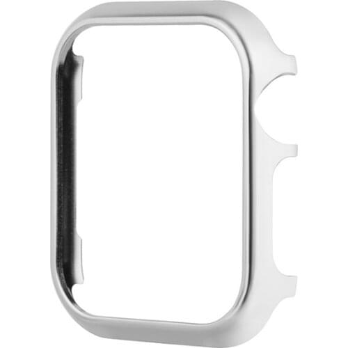 Bright Metal Shell Protective Case for Apple Watch Cover Series SE 6 5 4 3 2 1 38MM 42MM Iwatch 40mm 44mm Aluminum Alloy Frame