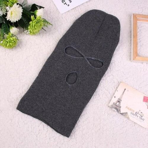 Full Face Cover Mask Balaclava Knit Hats Warm Mask Cool Knitted Men Outdoor Cycling Bike Windproof Scarf Caps Beanie Hat