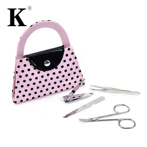 1PC Dot Purse Manicure Bridesmaid Xmas Wedding Gifts Pedicure Tool Kits