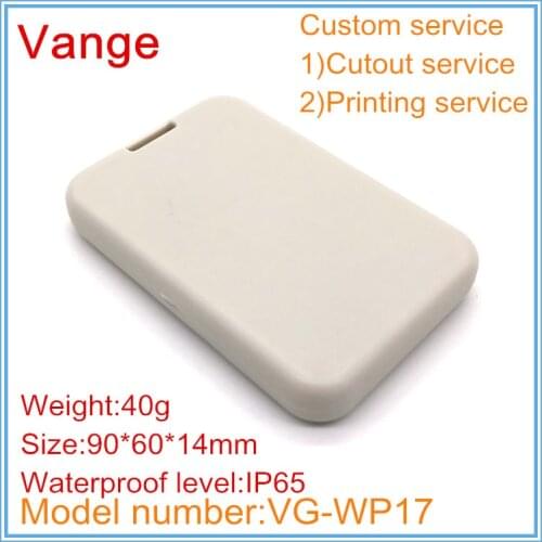 2pcs/lot hand-held remote control case 90*60*14mm waterproof IP65 ABS plastic junction box housing made by mould