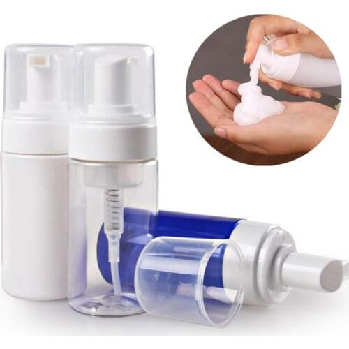Free shipping 25pcs/lot 100ml PET empty foaming soap dispenser bottles, plastic foam pump bottles for cosmetic packaging