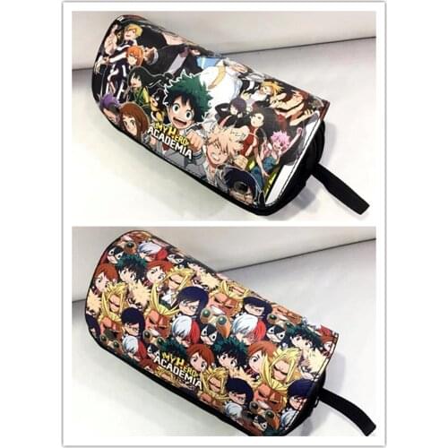 Anime My Hero Academia Logo Pencil Case Students Stationery Bag Girls Cosmetic Bag Boys Girls Pencil Case New