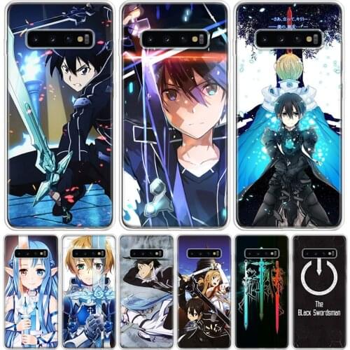 Sword Art Online Anime Cover Phone Case For Samsung Galaxy S10 S20 Ultra Note 10 9 8 S9 S8 J4 J6 J8 + Lite Plus Pro S7 Coque