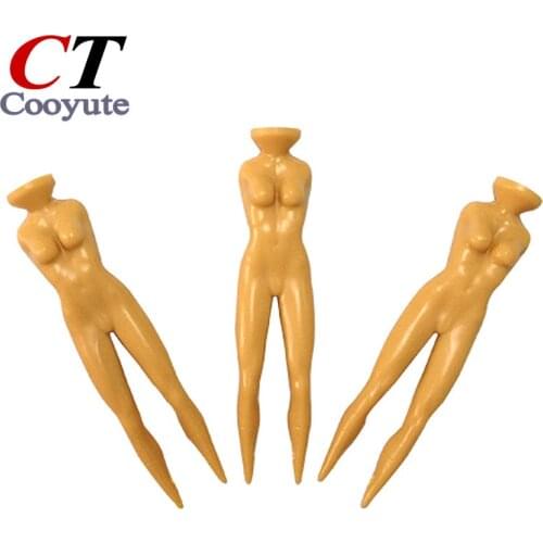 Cooyute NEW Individual Golf Tee Multifunction Nude Lady Divot Tools Tees Golf stand Multi Color Golf Accessories Free Shipping
