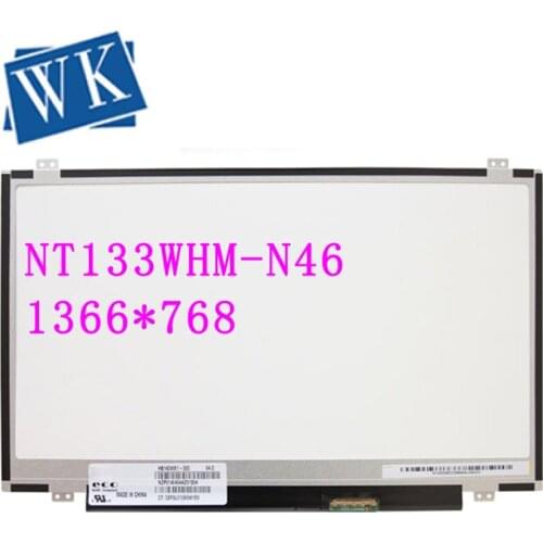 For Boe NT133WHM-N46 NT133WHM N46 LED LCD Display Matrix for Laptop 13.3" 30pin HD 1366X768 Matte Replacement