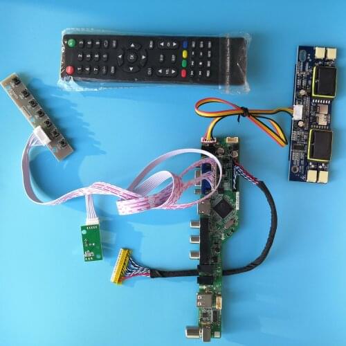 For M201EW02 VB kit LCD 4 lamps Digital Signal Resolution AV TV card 1680X1050 20.1" Interface USB Controller Board 30pin