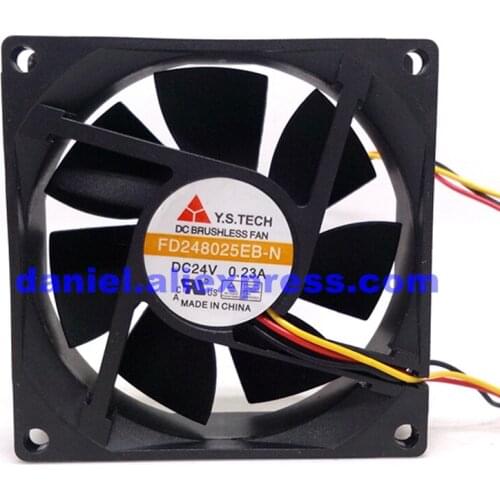 Fd248025eb-n 8025 24 V 0.23a double ball speed measurement mute inverter cooling fan