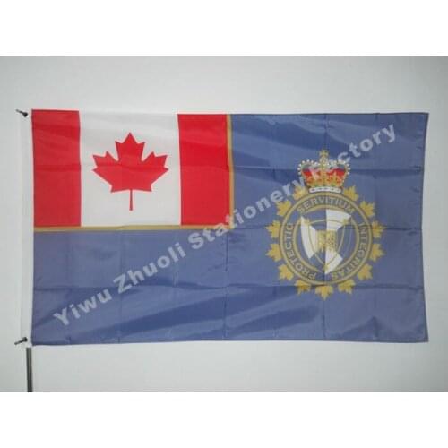 Canada Border Services Agency Flag 150X90cm (3x5FT) 120g 100D Polyester Double Stitched High Quality Free Shipping