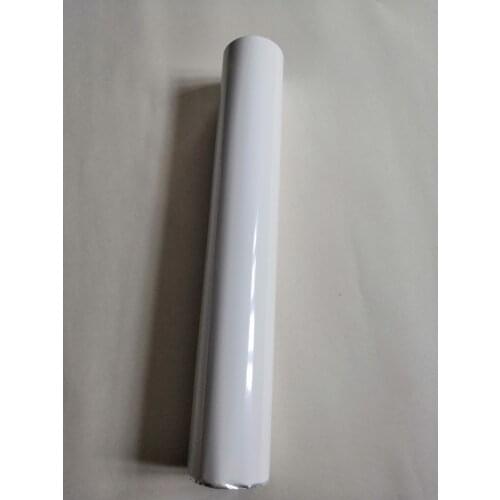 Hot stamping foil pigment foil milk white color hot press on paper or plastic 21cm x120m heat stamping film