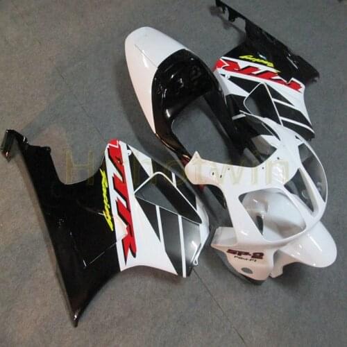 Custom motorcycle cowl for VTR 1000 SP1 2000 2001 2002 2003 2004 2005 2006 RC51 ABS motor Fairings+Screws+black white