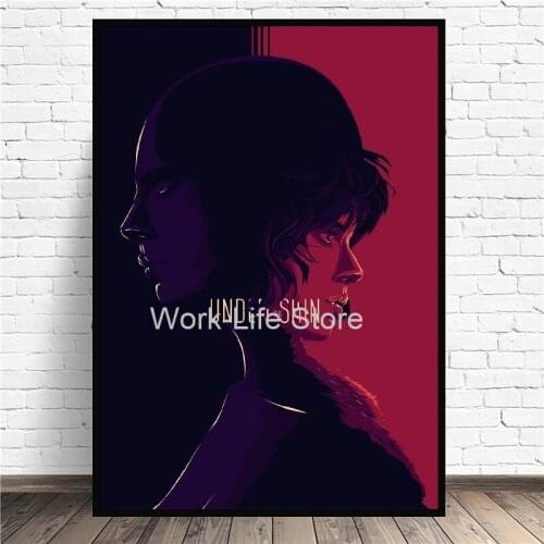 Under the Skin Movie Canvas Painting Movie Posters and Prints Cuadros Wall Art Pictures for Living Room Home Decoration