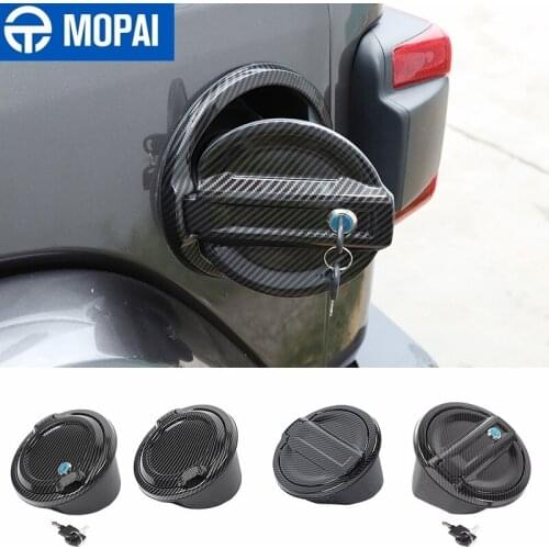 MOPAI Tank Covers for Jeep Wrangler JL Car oil Cap Fuel Tank Cap Cover for Jeep Wrangler Accessories JL 2018-2021 Car Styling