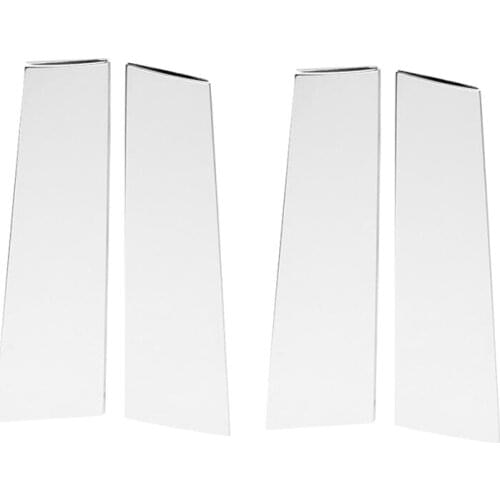 NEW-4Pcs Aluminum Alloy Window Molding Strip Cover Trim for Mercedes Benz W222 S-Class S400L S320L S500 2014-2019