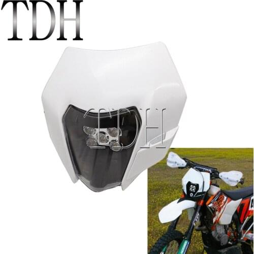 For TE FE TC 125 250 350 450 LED Motorcycle Headlight Head Light Headlamp For SX XC EXC XCF SMR TPI Six Day Enduro Dirt Bike