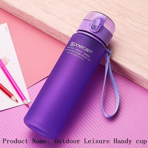 Water Bottle 560ML 400ML Plastic Drinkware Tour water cup plastic portable summer sports trend new Leak Proof Seal creative cup