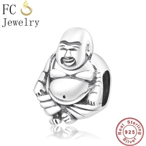 FC Jewelry Fit Original Brand Charm Bracelet 925 Sterling Silver Craft Buddha Beads Making Fashion New Arrival Berloque DIY