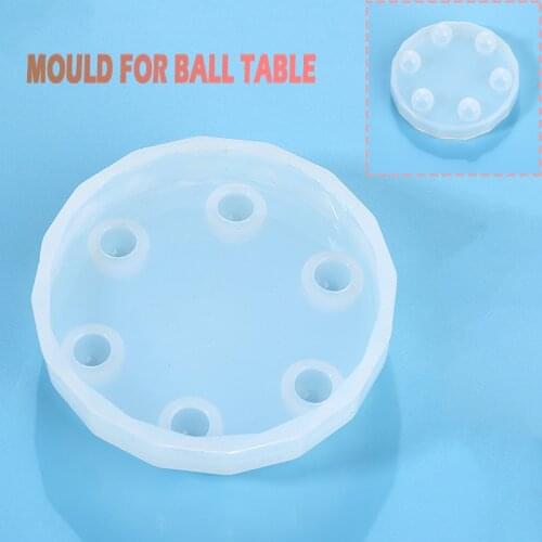 Silicone Round Star Coaster Tray Mold DIY Resin Crystal Agate Mold Tool For Ashtray Ornaments Display Craft DIY Casting