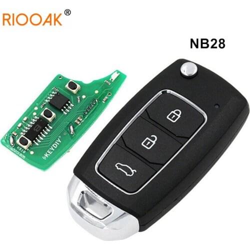 KEYDIY KD NB28 NB Series Universal Multi-functional 3 Button Remote Control for KD900/KD200/URG200/KD-X2/KD MINI with pin