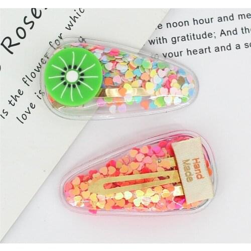 5pcs/lot Princess Fruit Hairpins Children Kids Hair Clips Pins Barrette Accessories for Women Girl Hairgrip Headwear Hairclip