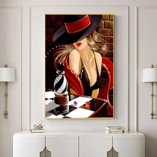 Woman DIY Cross Stitch 11CT Embroidery Kits Needlework Craft Set Printed Canvas Cotton Thread Home Decoration On Wholesale