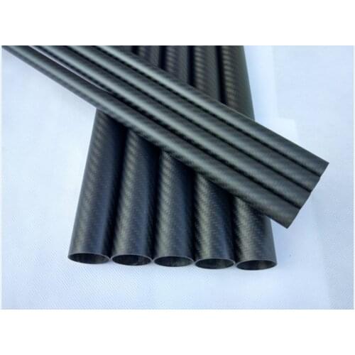 1Pcs 500Mm Lengte 3K Carbon Fiber Buis 16Mm 18Mm 19Mm 20Mm 21Mm 22Mm 24Mm 25Mm 30Mm Twill Matte Carbon Buis