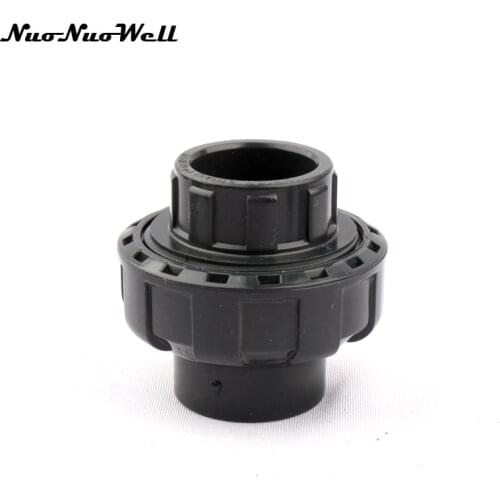 1pcs NuoNuoWell ANSI PVC 1" Pipe Union Straight Connector Hose Quick Joints Garden Irrigation Adapter Tube Coupling Fittings
