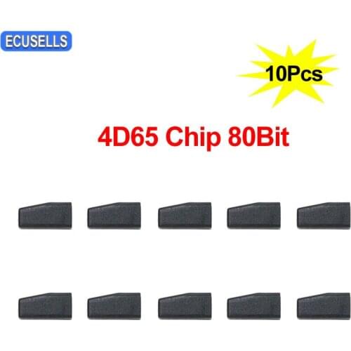 10Pcs/Lot 4D65 Car Key Chip ID4D65 Carbon Chip (TP27) 80Bit 4D65 Chip for Suzuki Alto Jimny Liana