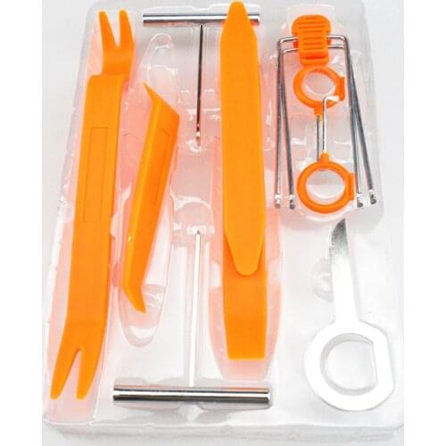 12pcs/set Car Radio Door Clip Panel Trim Dash Audio Removal Open Installer Pry Tool For Porsche 911 918/Cayenne/Macan/Macan