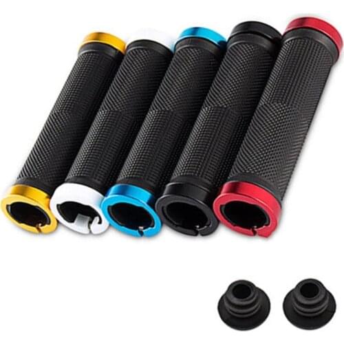 2PCS Soft Rubber Bicycle Handlebar Grips MTB BMX Road Mountain Bike Handle bar End Grips