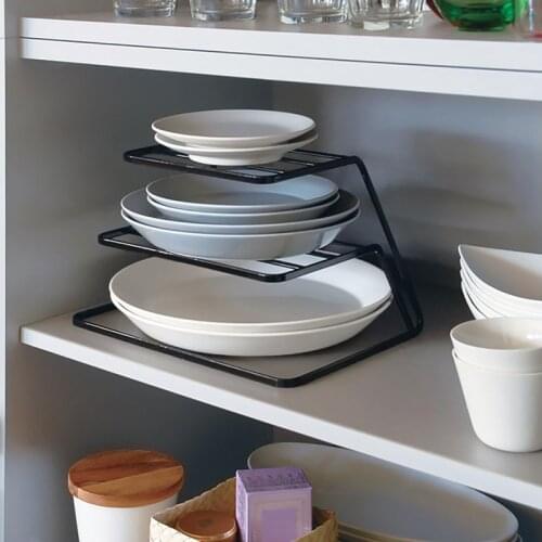 3-Tier Counter and Cabinet Corner Shelf Organizer for Home Kitchen Simple Shaped MUMR999