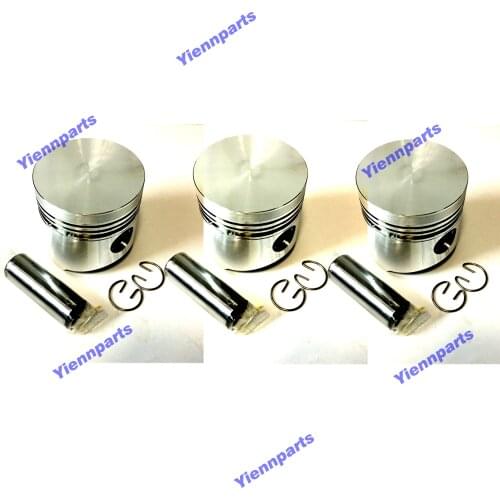 3T75 3T75HL 3T75HA Piston With Pin Clips For Yanmar YM220 YM226 YM250D Tractor Diesel Engine Spare Parts