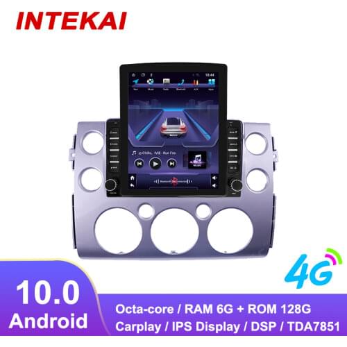 9.7" Vertical Style Tesla Screen Android Car Radio GPS Autoradio player for Toyota FJ Cruiser J15 2006 2020 NISSAN TERRANO