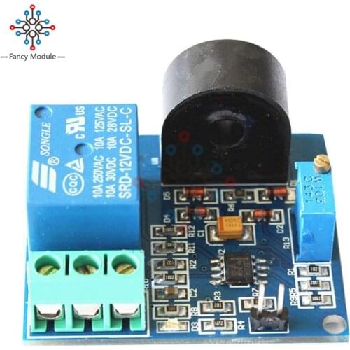 DC 5V/12V/24V 5A Current Detection Sensor Over-Current Protection Sensor Relay Protecting Detection Sensor Module