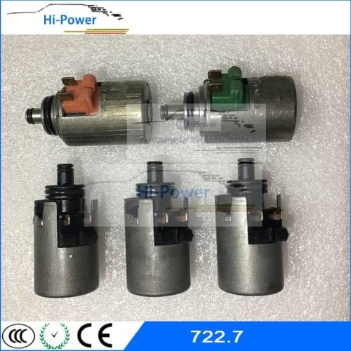 5 PCS Per Set W168 A1683770135 Automatic Transmission shaft solenoid for Mercedes-Benz 722.7 W168 A160