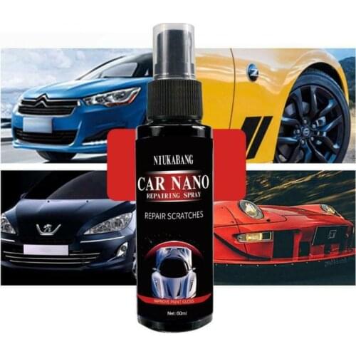 60ML Crystal Ceramic Car Coating Paint Care Nano Hydrophobic Coating Waterproof High Gloss Shine Liquid Polish Wax Car Wash